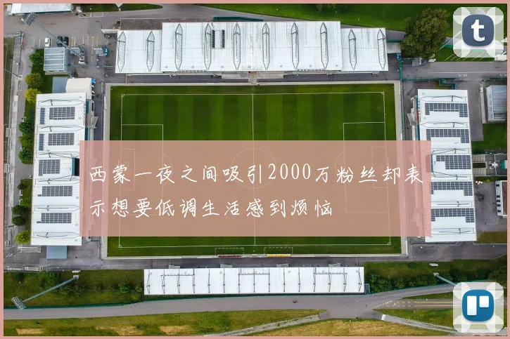 西蒙一夜之间吸引2000万粉丝却表示想要低调生活感到烦恼